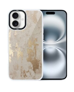 Etui do iPhone 16 Plus IBIZU DropGuard Matt z MagSafe, Ethereal Essence, Szampańskie złoto