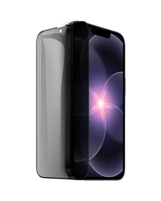 Szkło prywatyzujące z czarną ramką do iPhone 17e