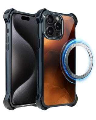 Etui do iPhone 15 Pro Max IBIZU DropGuard Ultra z MagSafe, Twilight Dreams, Mars Sunset