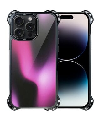 Etui do iPhone 14 Pro IBIZU DropGuard Ultra z MagSafe, Twilight Dreams, Magenta Flow