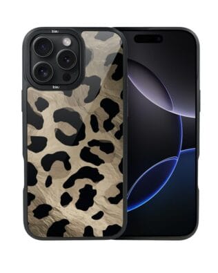 Etui do iPhone 16 Pro Max IBIZU DropGuard Matt z MagSafe, Zew natury, Dziki Leopard