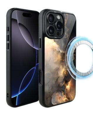 Etui do iPhone 16 Pro Max IBIZU DropGuard Matt z MagSafe, Twilight Dreams, Stardust