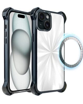 Etui do iPhone 15 Plus IBIZU DropGuard Ultra z MagSafe, Ethereal Essence, Perłowy blask