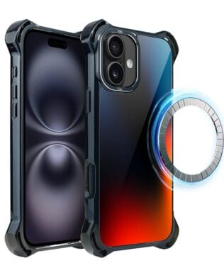 Etui do iPhone 16 IBIZU DropGuard Ultra z MagSafe, Twilight Dreams, Midnight Blue