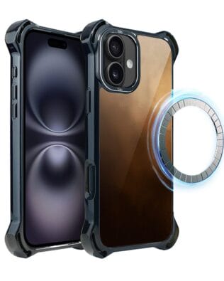 Etui do iPhone 16 IBIZU DropGuard Ultra z MagSafe, Twilight Dreams, Desert Storm