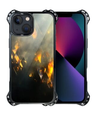 Etui do iPhone 13 IBIZU DropGuard Ultra z MagSafe, Twilight Dreams, Golden Sparks