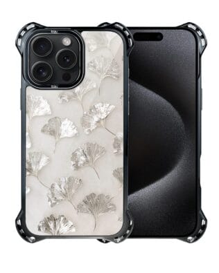 Etui do iPhone 15 Pro Max IBIZU DropGuard Ultra z MagSafe, Ethereal Essence, Biały Onysk