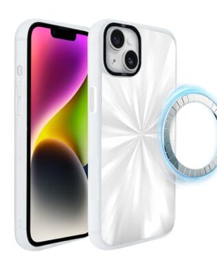 Etui do iPhone 14 Plus IBIZU DropGuard Matt z MagSafe, Ethereal Essence, Perłowy blask