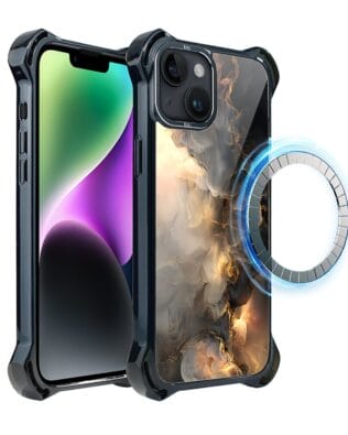 Etui do iPhone 14 IBIZU DropGuard Ultra z MagSafe, Twilight Dreams, Stardust