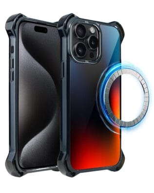 Etui do iPhone 15 Pro Max IBIZU DropGuard Ultra z MagSafe, Twilight Dreams, Midnight Blue