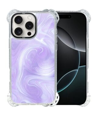 Etui do iPhone 16 Pro Max IBIZU DropGuard Ultra z MagSafe, Ethereal Essence, Lawendowy wir