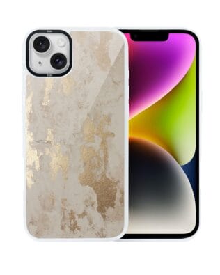 Etui do iPhone 14 Plus IBIZU DropGuard Matt z MagSafe, Ethereal Essence, Szampańskie złoto