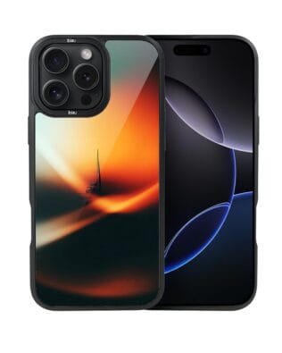 Etui do iPhone 16 Pro IBIZU DropGuard Matt z MagSafe, Twilight Dreams, Golden Hour