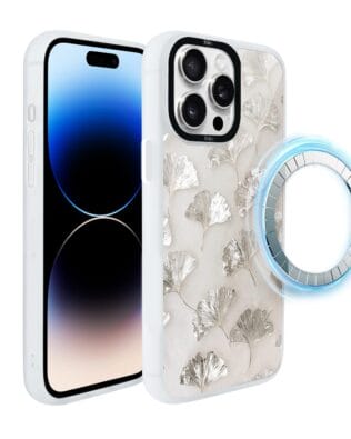 Etui do iPhone 14 Pro IBIZU DropGuard Matt z MagSafe, Ethereal Essence, Biały Onysk