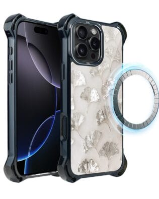 Etui do iPhone 16 Pro Max IBIZU DropGuard Ultra z MagSafe, Ethereal Essence, Biały Onysk