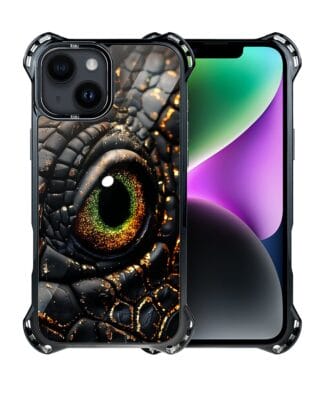 Etui do iPhone 14 IBIZU DropGuard Ultra z MagSafe, Smoki, Amber Dragon