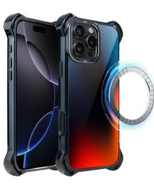 Etui do iPhone 16 Pro Max IBIZU DropGuard Ultra z MagSafe, Twilight Dreams, Midnight Blue