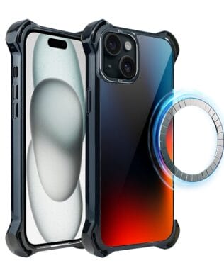 Etui do iPhone 15 Plus IBIZU DropGuard Ultra z MagSafe, Twilight Dreams, Midnight Blue