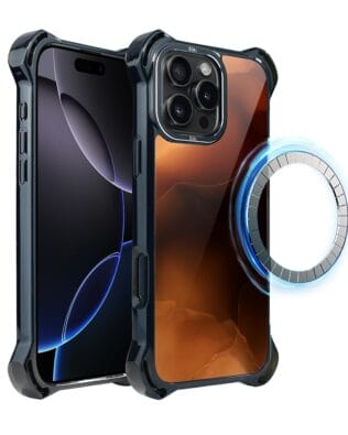 Etui do iPhone 16 Pro IBIZU DropGuard Ultra z MagSafe, Twilight Dreams, Mars Sunset