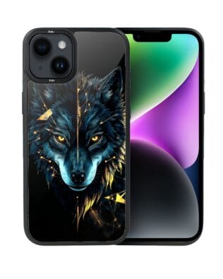 Etui do iPhone 14 Plus IBIZU DropGuard Matt z MagSafe, Wilki, Wilk Mocy