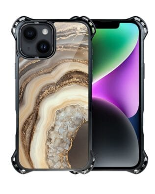 Etui do iPhone 14 Plus IBIZU DropGuard Ultra z MagSafe, Ethereal Essence, Miodowy agat