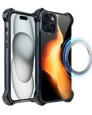 Etui do iPhone 15 IBIZU DropGuard Ultra z MagSafe, Twilight Dreams, Eclipse