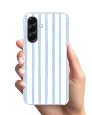 Etui do Samsung Galaxy A57 z MagSafe przeźroczyste, silikonowe Flexi, wakacje w Grecji