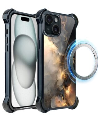 Etui do iPhone 15 IBIZU DropGuard Ultra z MagSafe, Twilight Dreams, Stardust