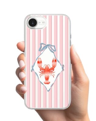 Etui do iPhone 17e przeźroczyste, silikonowe Flexi, Homar