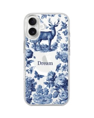Etui do iPhone 17 z MagSafe przeźroczyste, silikonowe Flexi, Mystic, Dream Deer