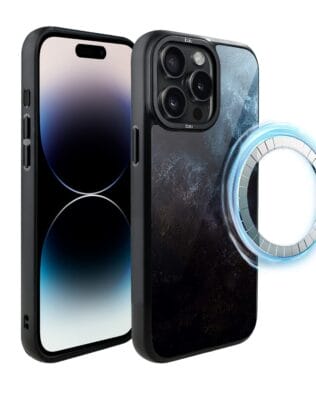 Etui do iPhone 14 Pro Max IBIZU DropGuard Matt z MagSafe, Twilight Dreams, Deep Ocean