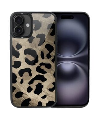 Etui do iPhone 16 Plus IBIZU DropGuard Matt z MagSafe, Zew natury, Dziki Leopard