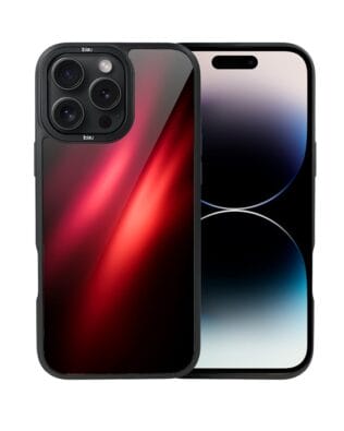 Etui do iPhone 14 Pro Max IBIZU DropGuard Matt z MagSafe, Twilight Dreams, Czerwona Nebula