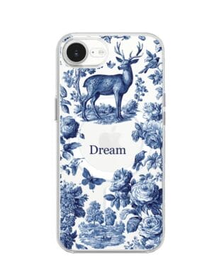 Etui do iPhone 16e z MagSafe przeźroczyste, silikonowe Flexi, Mystic, Dream Deer