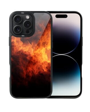 Etui do iPhone 14 Pro IBIZU DropGuard Matt z MagSafe, Twilight Dreams, Inferno Sky