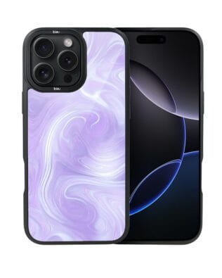 Etui do iPhone 16 Pro IBIZU DropGuard Matt z MagSafe, Ethereal Essence, Lawendowy wir