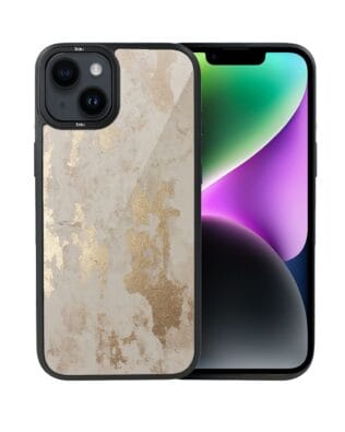 Etui do iPhone 14 IBIZU DropGuard Matt z MagSafe, Ethereal Essence, Szampańskie złoto