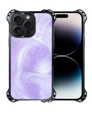 Etui do iPhone 14 Pro IBIZU DropGuard Ultra z MagSafe, Ethereal Essence, Lawendowy wir