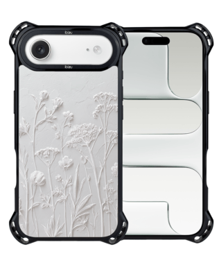 Etui do iPhone Air IBIZU DropGuard Ultra z MagSafe, Relief Garden, Suszone kwiaty polne