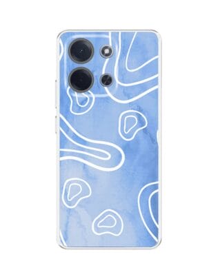 Etui do Xiaomi POCO C85 przeźroczyste, silikonowe Flexi, Summer Patterns, morski wzór