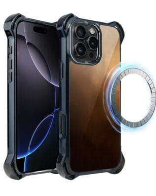 Etui do iPhone 16 Pro IBIZU DropGuard Ultra z MagSafe, Twilight Dreams, Desert Storm