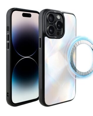 Etui do iPhone 14 Pro Max IBIZU DropGuard Matt z MagSafe, Ethereal Essence, Opalizujący diament