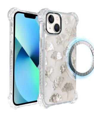 Etui do iPhone 13 IBIZU DropGuard Ultra z MagSafe, Ethereal Essence, Biały Onysk