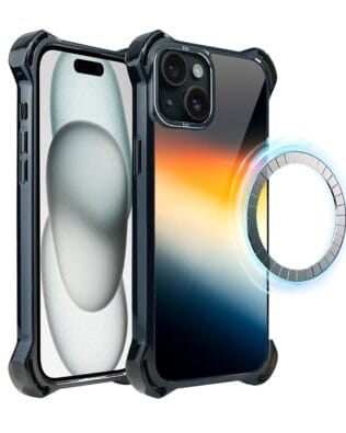 Etui do iPhone 15 Plus IBIZU DropGuard Ultra z MagSafe, Twilight Dreams, Aurora