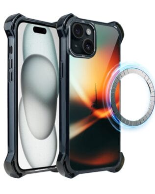 Etui do iPhone 15 IBIZU DropGuard Ultra z MagSafe, Twilight Dreams, Golden Hour