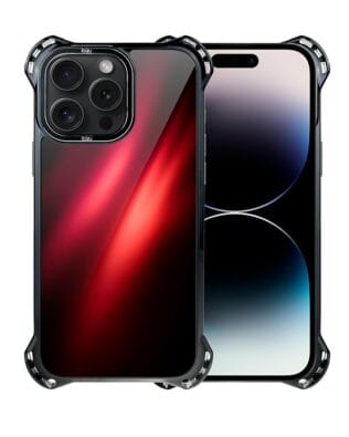 Etui do iPhone 14 Pro Max IBIZU DropGuard Ultra z MagSafe, Twilight Dreams, Czerwona Nebula