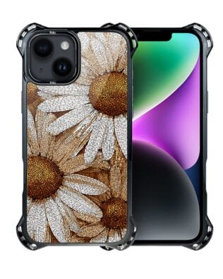 Etui do iPhone 14 Plus IBIZU DropGuard Ultra z MagSafe, Modern Classics, Mozaika rumianków