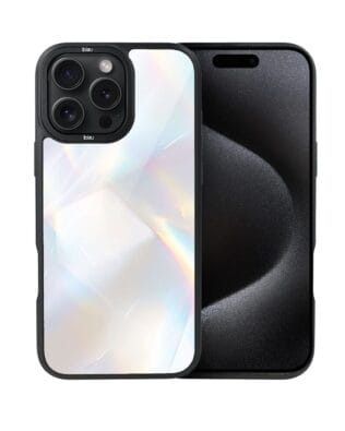 Etui do iPhone 15 Pro IBIZU DropGuard Matt z MagSafe, Ethereal Essence, Opalizujący diament