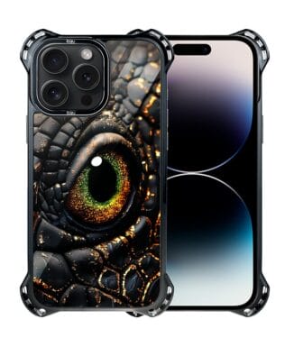 Etui do iPhone 14 Pro IBIZU DropGuard Ultra z MagSafe, Smoki, Amber Dragon