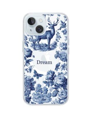 Etui do iPhone 15 z MagSafe przeźroczyste, silikonowe Flexi, Mystic, Dream Deer